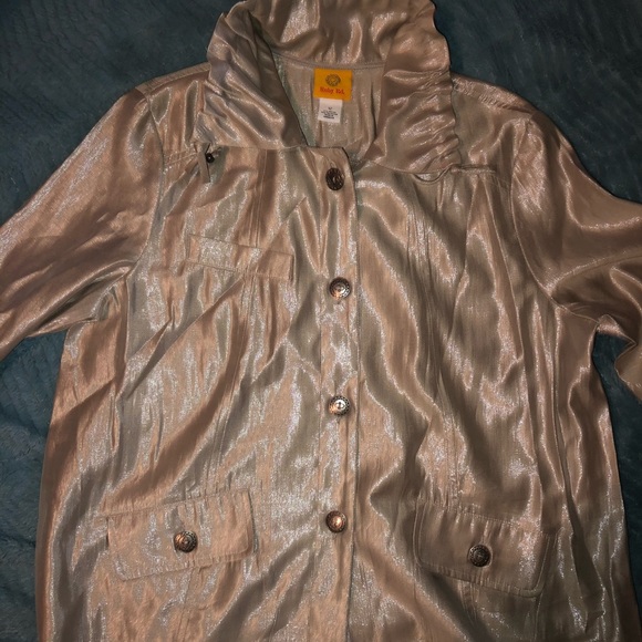 Ruby Rd Silver/Metallic Jacket - Picture 3 of 3